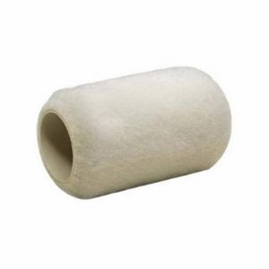 Paint Roller Cover, Industrial Grade, 3/8 in Nap, 4 in Length, Semi-Smooth Surface, Poly Blend