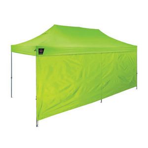 Tent, Lightweight, Series: 6091, 10 ft Length, 20 ft Width, Polyester/Polyurethane, Lime