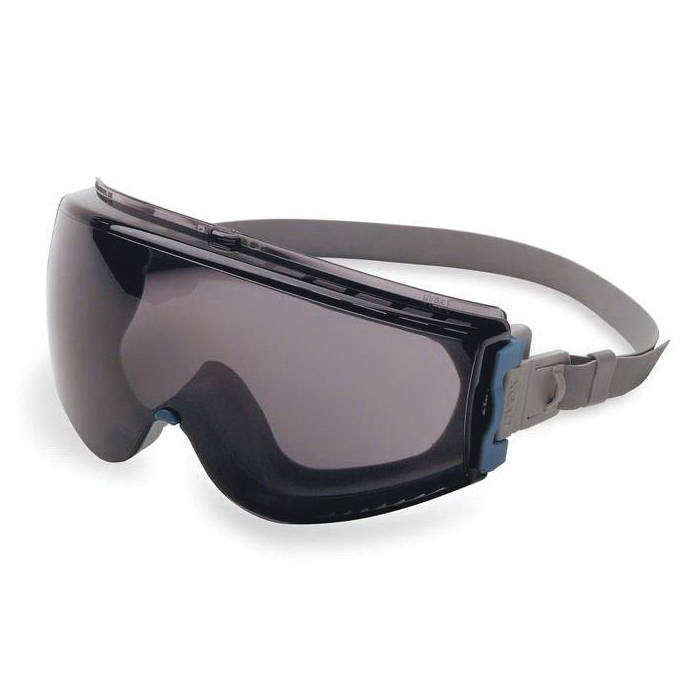 Protective Goggles, Indirect Vent, Series: Stealth®, Unisex Gender, Universal Size, Uvextreme® Anti-Fog Lens Coating, Gray Lens, OTG Frame, Teal Frame, Polypropylene Frame, Polycarbonate Lens, Neoprene Strap, Specifications Met: ANSI Z87.1-2003, CSA Z94.3-20, Yes % UV Protection