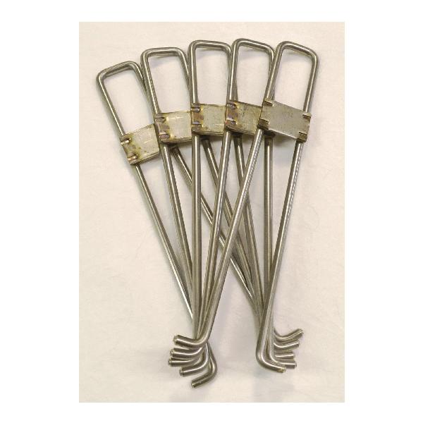 Replacement Rigid-Lock Upright Wire Support, For Use With: Replace Wire Supports for Rigid-Lock Plus, Rigid-Lock and Other Rigid-Lock Products With a 12 in Wall, Stainless Steel, Silver, 10 in L x 3 in W x 2 in H Dimensions