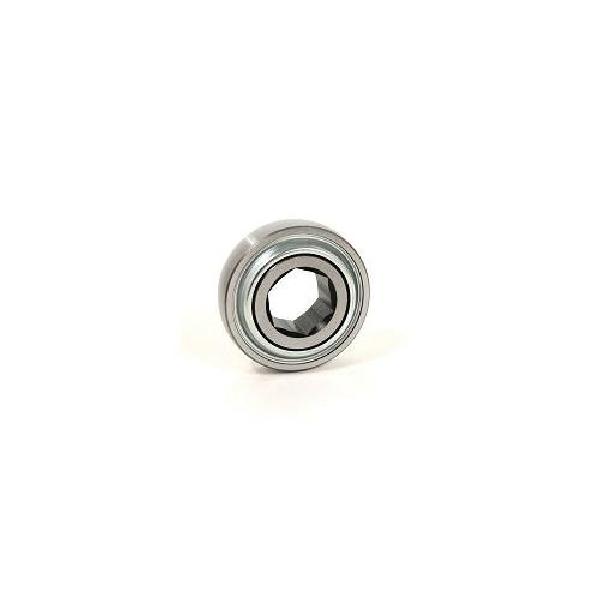 Radial Agricultural Ball Bearing, Hex Bore Triple Lip Seal, Spherical Bearing, 1-1/8 in Bore, 72 mm Outside Diameter, 25 mm Width, 52100 Steel Bearing, Rubber Seal, -20 to 212 °F