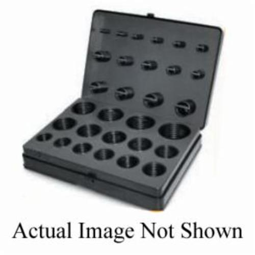 O-Ring Seal Kit, 70 Durometer Hardness, 382 Piece, Buna-N, Black, 1/4 to 2-1/8 in Outside Diameter