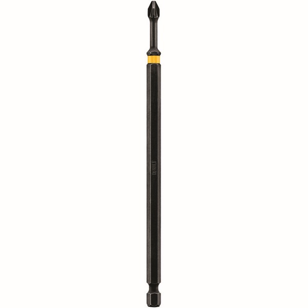 Insert Bit, #2 Point, POZIDRIV® Point, 6 in Overall Length, Hex Shank, 1/4 in Shank, S2 Modified Steel
