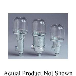 Oil Reservoir, Type EH Constant Level, 1 Outlets, Butyrate Plastic Bowl, 8 oz Container, Surface Mounting, 1/4 in NPT Thread, 2-5/8 in Diameter, 6-3/16 in Height, 165 deg F Operating, Zinc Plated Steel Components