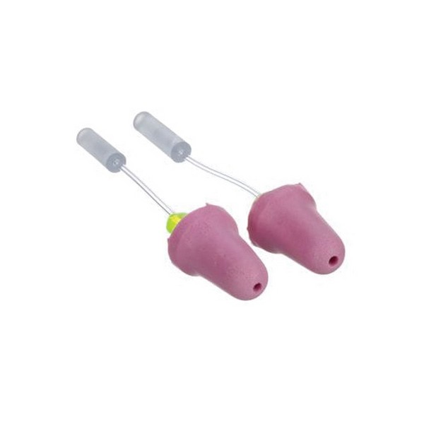 Probed Test Earplugs, Series: No-Touch™, For Use With: E-A-Rfit™ Validation Systems, Specifications: Universal, Bell Shape, Specifications Met: ANSI S3.19-1974, Polyurethane Foam, Purple