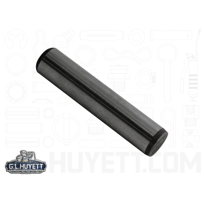 Dowel Pin, Imperial Standard, 3/16 in Dia, 1-3/8 in Overall Length, Alloy Steel, Plain, 60 HRC Hardness