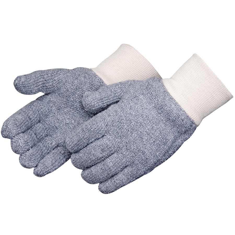 General Purpose Work Glove, Series: 4123, S Size, Gray, Ambidextrous Style, Knit Wrist Cuff