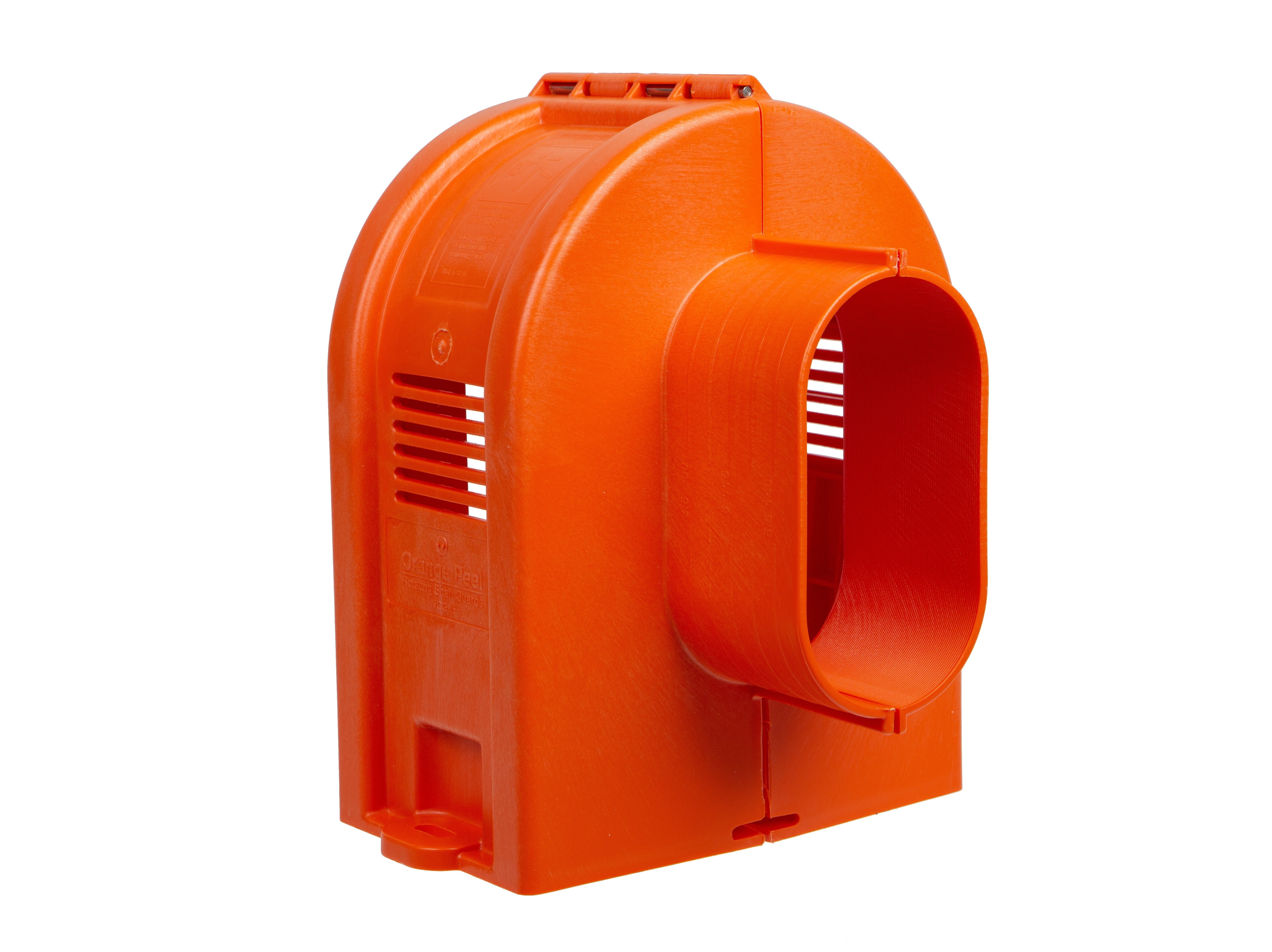 Coupling Guard, Series: MCG, 15, 112 to 191 mm Shaft Center Height Range, 5.81 to 12-1/2 in L, Polyethylene, Orange