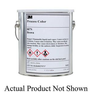 Process Color, Series: 880I, 1 gal, Can, Liquid, Brown, 1000 to 1200 cPs Viscosity, 1200 sq-ft/gal Coverage