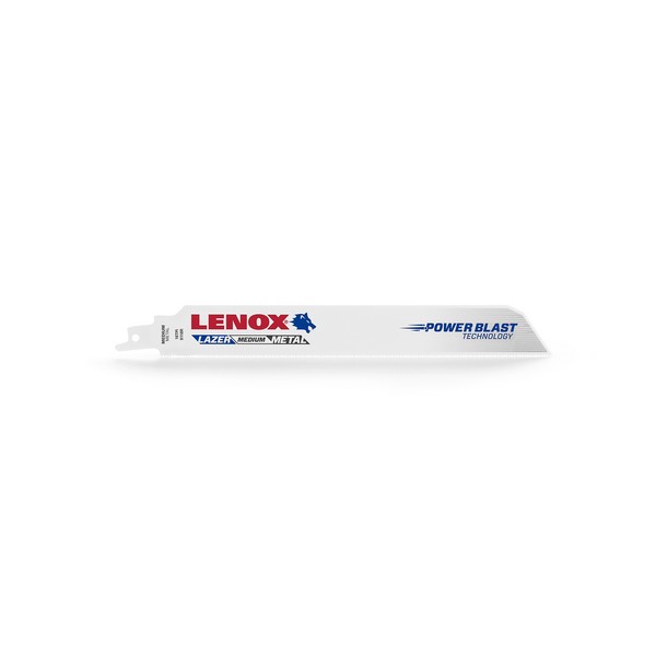 Reciprocating Saw Blade, Shatter-Resistant Straight, 9 in Length, 1 in Width, 0.035 in Thickness, 18, Patented/Reinforced Teeth, 1/2 in Tang, Universal/Toothed Edge Tang, HSS Cutting Edge, Flexible Steel Body, Bright, Applicable Materials: All Metal