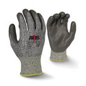Cut Resistant Gloves, Series: RWG530, 2XL Size, Polyurethane Palm, Polyurethane Coating, HPPE, Gray/Salt-N-Pepper, Seamless Style, HPPE Lining, Elastic Wrist/Slip-On Cuff, ANSI Cut-Resistance Level: A2, Resists: Abrasion, Cut, Puncture and Tear