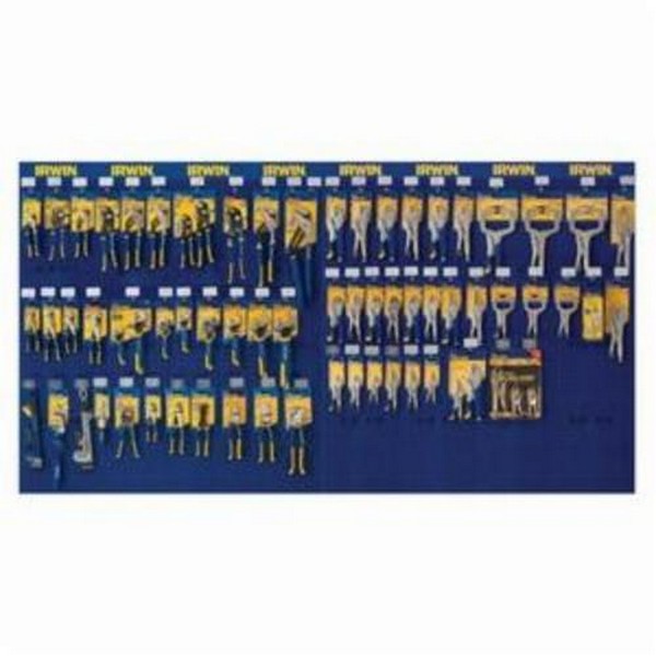 Locking and Traditional Plier Merchandiser, 126 Piece, Merchandiser Tool Storage Type, Yes Tool Storage Included, Steel, Silver, 4 ft H x 7 ft W