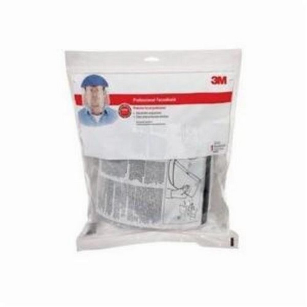 Professional Faceshield, Clear Visor, Polycarbonate Glass Visor, Thermoplastic Headgear, Gray Headgear