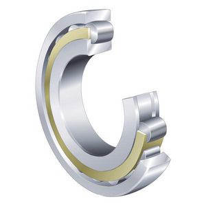Barrel Roller Bearing, Cylindrical Bore, Series: 202, 110 mm Bore, 200 mm Outside Diameter, 1 Rows, 38 mm Width, Open Closure, 370000 N Load, Solid Brass Cage, 3600 RPM Maximum, 200 °C