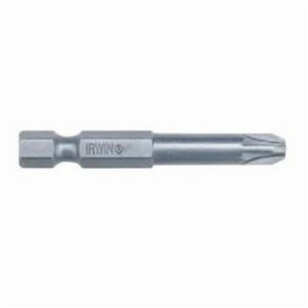 Power Bit, #1 Point, POZIDRIV® Point, 37316 in Overall Length, 43104 in Shank, Stainless Steel