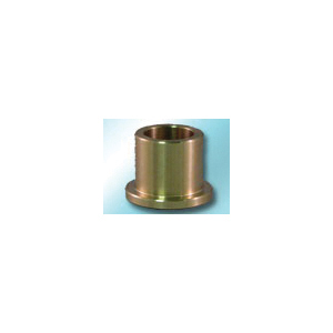 Flanged Bearing, 8 mm Bore, 12 mm Outside Diameter, 8 mm Width, 16 mm Diameter Flange, 2 mm Flange Width, -450 to 500 °F, 4000 PSI Maximum, 750 sfpm Maximum Velocity, 75000 Maximum PV, Cast Bronze Bearing