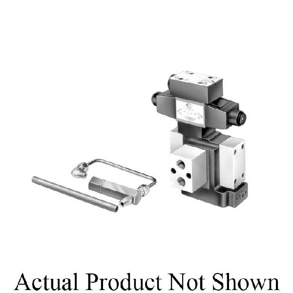 Solenoid Valve, Tandem Center Pump Mounted, 1/4 in NPTF Port, 10000 psi Pressure, 3-Port/4-Way Ports/Ways, Media: Oil, Solenoid Actuation, Steel Body
