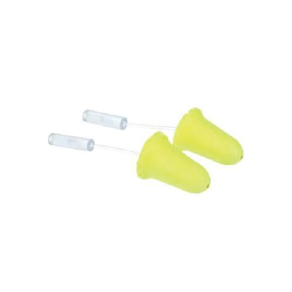 Probed Test Plug, Bell, Series: For Use With: E-A-Rfit Dual Ear Validation System, Polyurethane, Neon Green