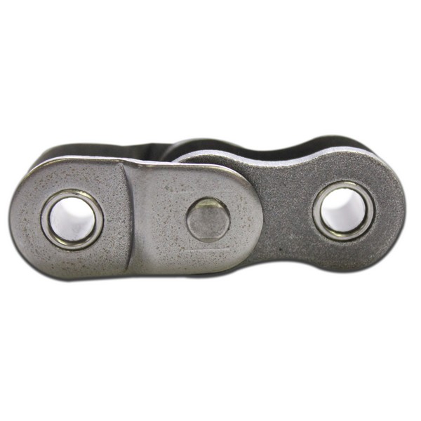 Cottered Offset Link, 1/4 Inch Pitch, 25 Chain, Carbon Steel
