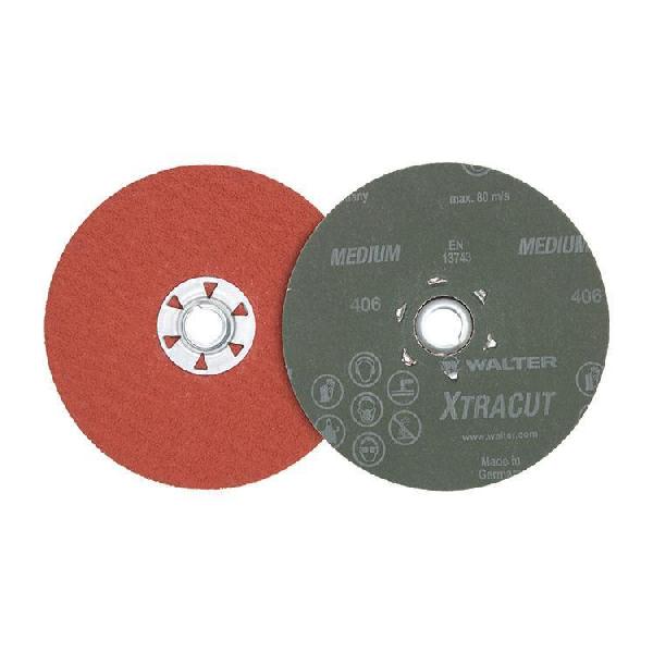 Sanding Disc, 5 in Diameter Disc, Ceramic Grain Abrasive, Medium Grade