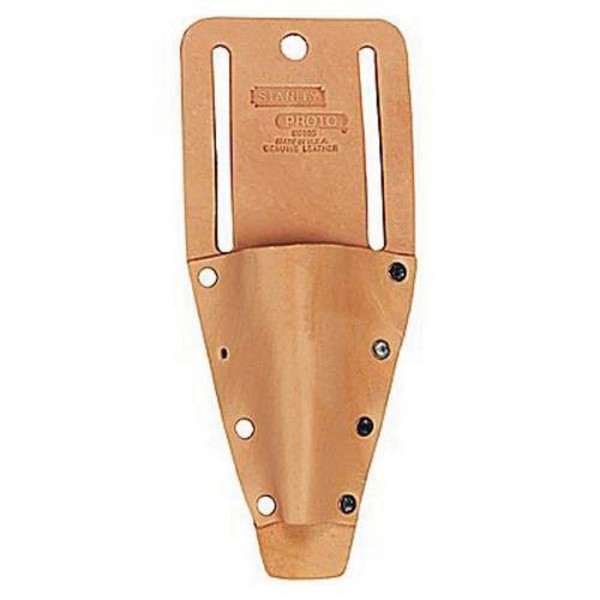 Knife Holder, Utility, For Use With: Stanley® Utility Knife, Top Grain Saddle Leather, 1-1/2 in H x 3 in W x 9-3/32 in D