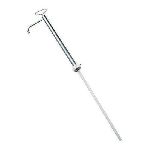Drum Pump, 8 oz/Stroke Flow Rate, Polished Chrome