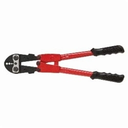 Cable Swaging Tool, 1/16 to 3/16 in Cable, 18 in Overall Length, Steel Jaw