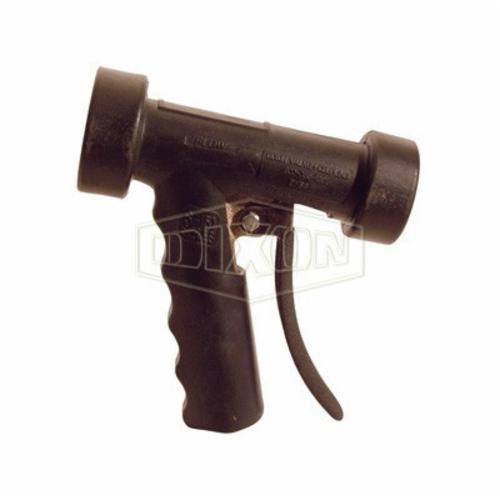 Hot Water Washdown Spray Nozzle, 1/2 Inch FNPT, 12.5 gpm, 150 psi, 150 °F, Aluminum, Black, Domestic