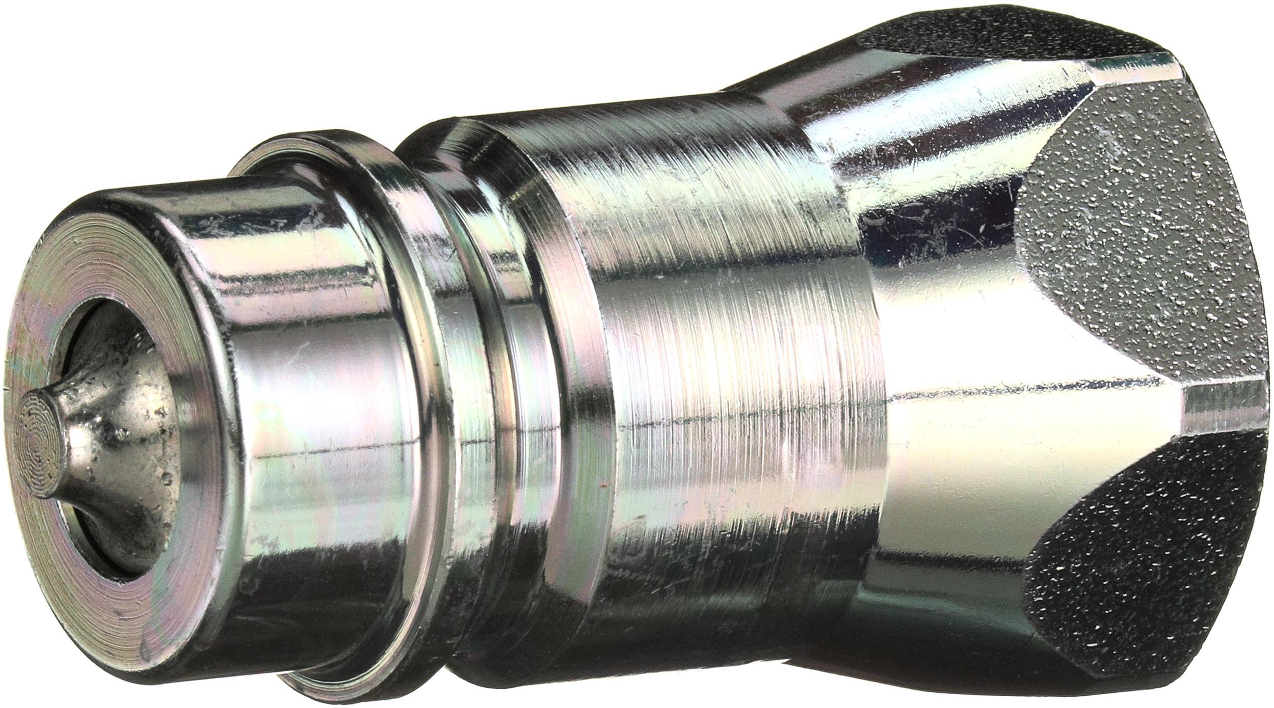 Quick Disconnect Coupler, Straight, Series: G941, 1/2-14 Nominal, Male Poppet Valve x Female Pipe End Style, 4000 psi Pressure, Steel, Domestic