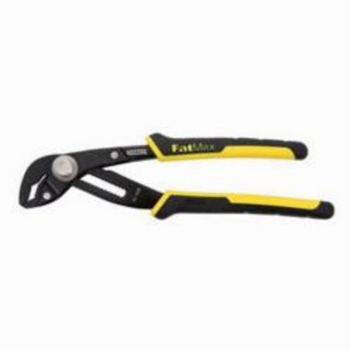 Groove Joint Plier, 17-Position Adjustable, 2-3/8 in Nominal Capacity, V-Shape, 1-5/32 in L x 7/8 in W Jaw, Alloy Steel Jaw, 10 in Overall Length, ASME B107.23 Specifications Met, Ergonomic Handle, Gloss