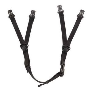 Safety Helmet Replacement Chin Strap, Series: 8992, 4 Mounting Points, Black, For Use With: 8974, 8974LED, 8975, 8975LED Safety Helmets