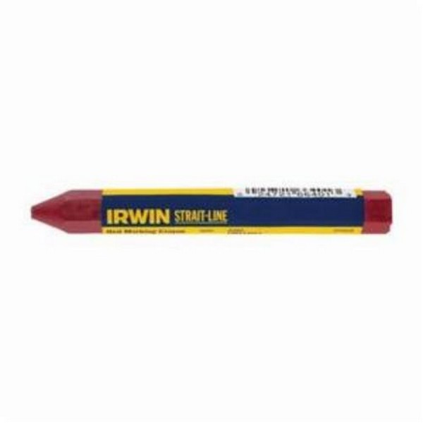 Lumber Crayon, Wax, Red, 4-1/2 in L Dimensions