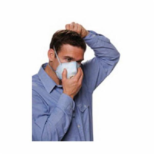 Particulate Respirator, Disposable, Series: 2300, S Size, N95 Filter Class, 0.95 Filter Efficiency, Dual/Non-Adjustable Headstrap, 2-Strap Suspension, Resists: Non-Oil Based Particulates, Dura-Mesh® Shell/Softspun® Lining, White
