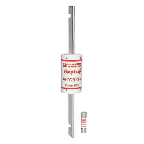 Fuse, Special Purpose, Series: A6Y, Non-Indicating, 40 A, 600 VAC, 500 VDC, 200 kA Interrupt, Class: Form 600, 50, 60 Hz Frequency, Ferrule Terminal, Clip Mounting, GMG, 0.81 in Dia x 3 in L Body