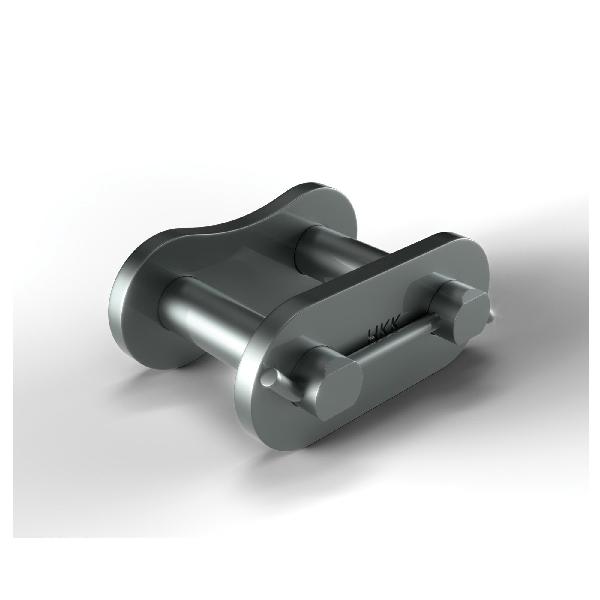 Spring Clip Connecting Link, 2-1/2 Inch Pitch, 200 Chain, Carbon Steel