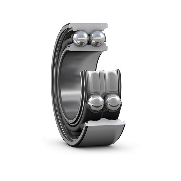 Angular Contact Ball Bearing, 40 mm Inside Diameter, 110 mm Outside Diameter, 49.2 mm Width, 24˚ Contact Angle, Open, Steel