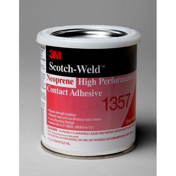 Contact Adhesive, Flammable High Performance High Strength, Can Container, 1 pt Container, Polychloroprene Base