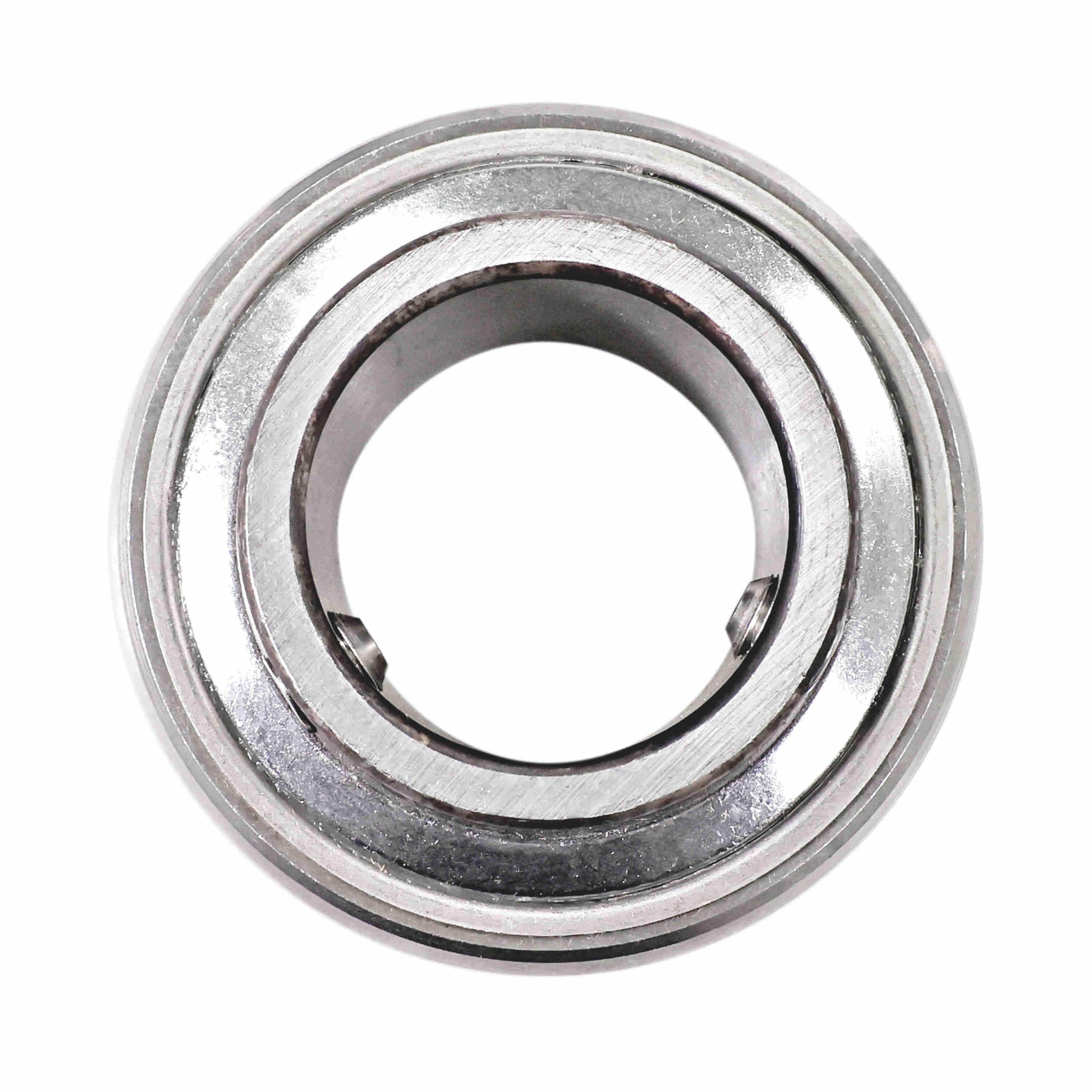 Mounted Insert Only Ball Bearing, 1.438 in Bore, Triple Lip Contact Closure, 3493 lb Static/4915 lb Dynamic Load, Stainless Steel Bearing, 2000 RPM Maximum