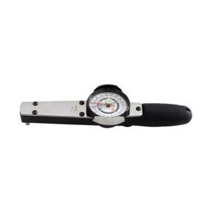 Dial Torque Wrench, Dual Scale, 1/4 in Drive, 2 to 10 N-m, Fixed/Ratcheting, Graduations: 1 in-lb, 10 in Overall Length, CW/CCW, +/-4% Accuracy, 5000 Cycles Minimum, Plain Grip, Specifications Met: ASME B107.14M, Aluminum/Steel, Full Polished
