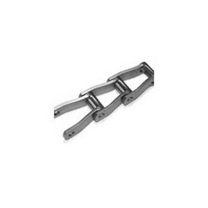 Compressed Formed Pintle Chain, Engineered Class, 2.609 in Pitch, 1/2 in Pin Dia, 2.847 in Pin Length, 1-1/8 in Roller Dia, 1-1/8 in Plate Height, 1/4 in Plate Thickness, 46 Number of Link, 1 Strands, 38000 lb Tensile, 10 Foot Overall Length, Carbon