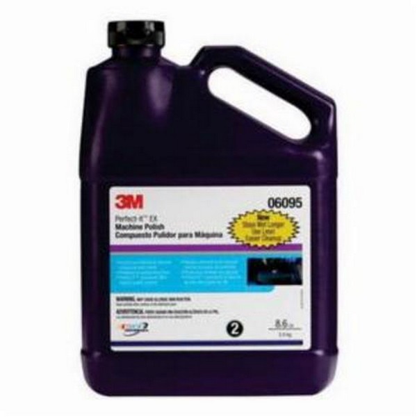 EX Machine Polish, 1 gal Container, Liquid Form, Black, 7.5 to 9 pH, 164 g/L VOC, Composition: Water, Hydrotreated Light Petroleum Distillate, Aluminum Oxide (Non-Fibrous), White Mineral Oil (Petroleum), Dodecamethylcyclohexasiloxane, Ethylene Oxide