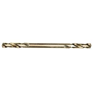Double End Drill Bit, Stub Length, 1/16 in Drill - Fraction, 0.0625 in Drill - Decimal Inch, 1-1/2 in Overall Length, 23/64 in Cutting Depth, 23/64 in Flute Length, 135 deg Point, Self-Centering Point, HSS Cutting Edge, HSS, Applicable Materials: Met