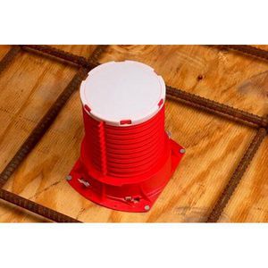 Fire Barrier Pipe Device, For Pipe Size: 2 Inch, For Use With: 2 Inch Cast-In Device, Fire Rating: 3 hr, Red