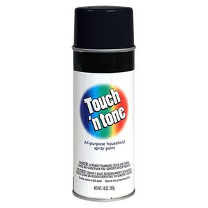 PAINT SPRAY 10OZ LIQ BK 8SQ-FT GLOSS