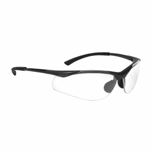 Protective Eyewear, Standard Ultra Lightweight, Series: Contour, Universal Size, Anti-Fog/Anti-Scratch Lens Coating, Clear Lens, Half-Frame, Dark Gunmetal Frame, Nylon Frame, Polycarbonate Lens, Yes % UV Protection, Non-Slip Temple, Specifications Met: ANSI Z87.1-2010, CSA Z94.3-2007