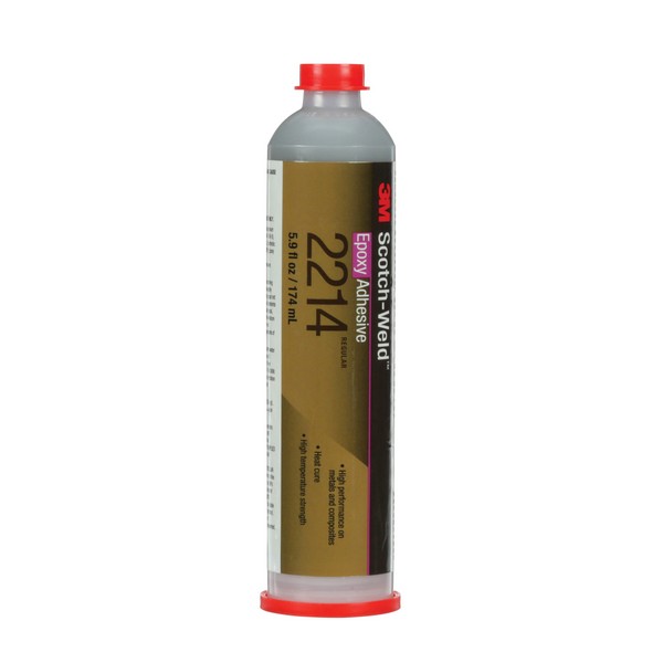 Epoxy Adhesive, 1-Part High Temperature, Cartridge Container, 6 oz Container, Epoxy Base