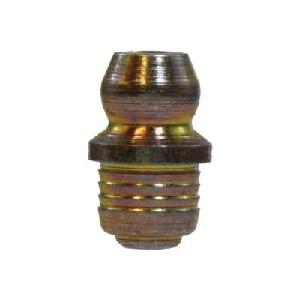 Grease Fitting, Ball Check, 1/4 Inch, 0.55 Inch Overall Length, Steel