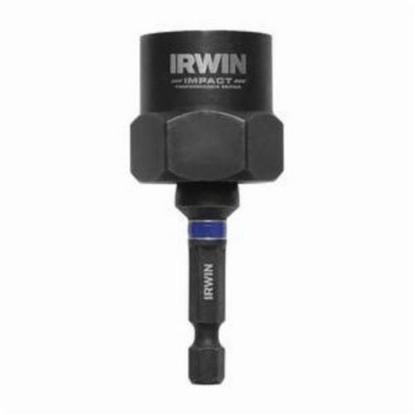 Bolt Extractor, Reverse Spiral Flute, Series: Impact Performance™, Measurement System: Imperial, Square Drive, 1 in Diameter Large End, 1 in Small End Diameter, 1-3/4 in Overall Length, 11/16 in Extractor, Carbon Steel, Black Oxide
