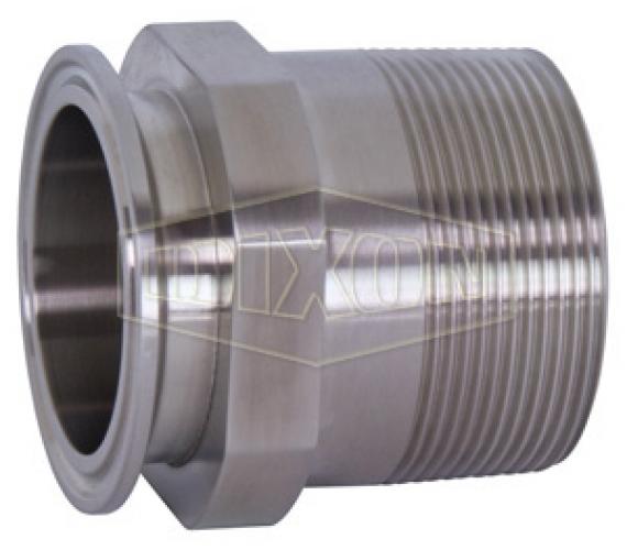 Fitting, Series: 21MP, Fitting/Connector: Adapter, 2 in Nominal, MNPT End Style, 304 Stainless Steel, 2.19 in H Dimensions