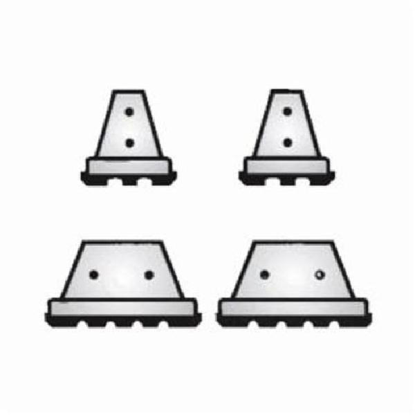 Stepladder Shoe Kit, For Use With: FP1104HD, FP1106HD, FP1108HD, FP1110HD and FP1112HD Fiberglass Step Ladders, Rubber